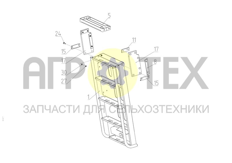 Чертеж Лестница (181.07.07.310)